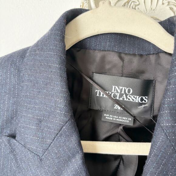 Zara Into the Classics Limited Edition Longline Blazer Jacket - Picture 3 of 10